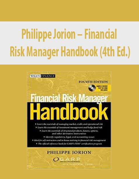 Philippe Jorion – Financial Risk Manager Handbook (4th Ed.)