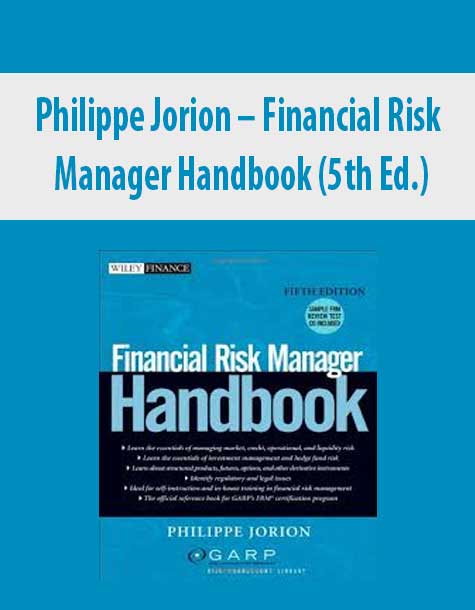 Philippe Jorion – Financial Risk Manager Handbook (5th Ed.)