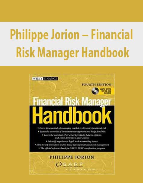 Philippe Jorion – Financial Risk Manager Handbook