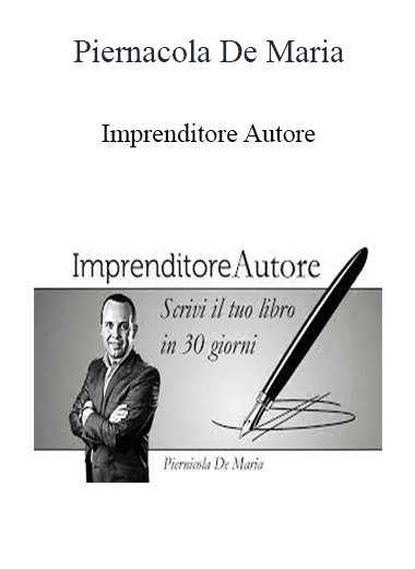 Piernicola De Maria - Imprenditore Autore