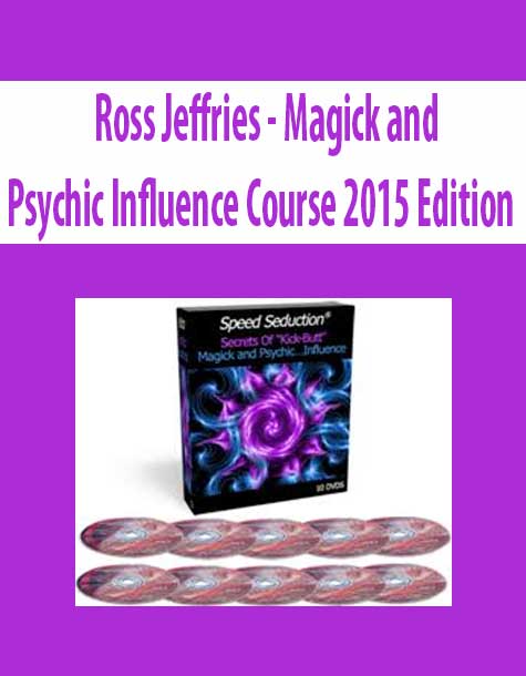 [Download Now] Ross Jeffries – Magick and Psychic Influence Course 2015 Edition