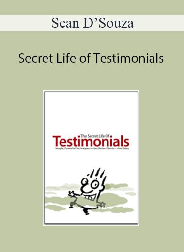 Sean D’Souza - Secret Life of Testimonials: Simple