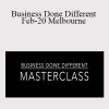 Simone Milasas - Business Done Different Feb-20 Melbourne