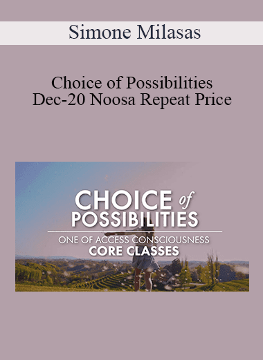 Simone Milasas - Choice of Possibilities Dec-20 Noosa Repeat Price