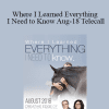 Simone Milasas & Gary M. Douglas - Where I Learned Everything I Need to Know Aug-18 Telecall