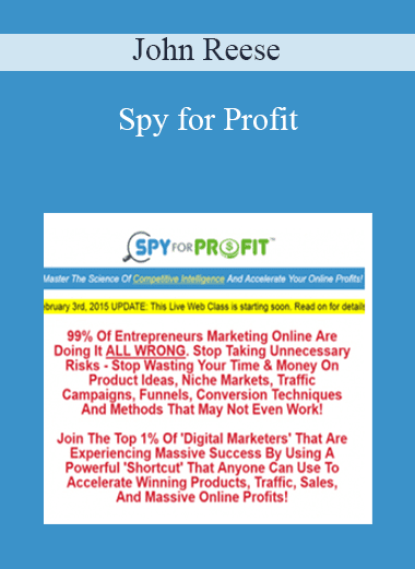 Spy for Profit - John Reese