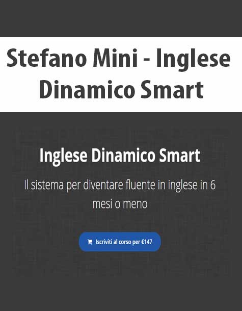 [Download Now] Stefano Mini - Inglese Dinamico Smart