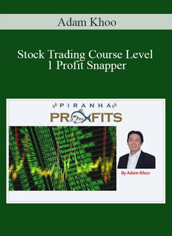 [Download Now] Adam Khoo - Stock Trading Course Level 1 Profit Snapper