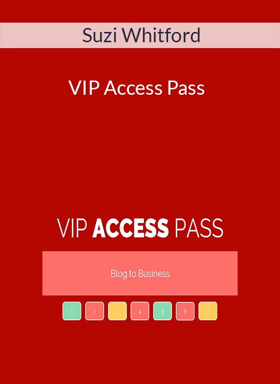 Suzi Whitford – VIP Access Pass