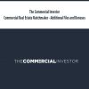 [Download Now] The Commercial Investor - Commercial Real Estate Matchmaker - Additional Files and Bonuses