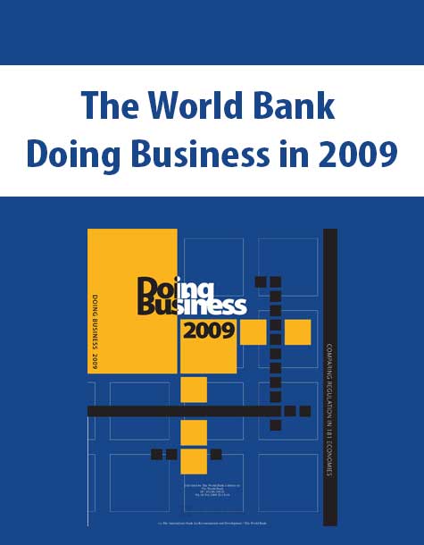 The World Bank – Doing Business in 2009