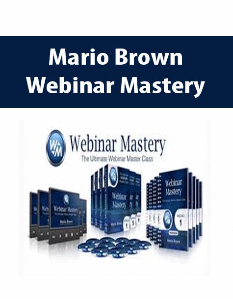 [Download Now] Webinar Mastery Mario Brown