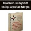 William C.Garrett – Investing for Profit with Torque Analysis of Stock Market Cycles