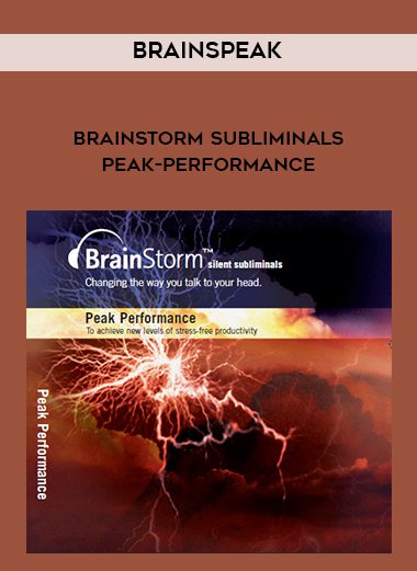 BrainSpeak – Brainstorm Subliminals – Peak-Performance