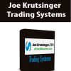 Joe Krutsinger - Trading Systems