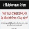 Affiliate Conversion System