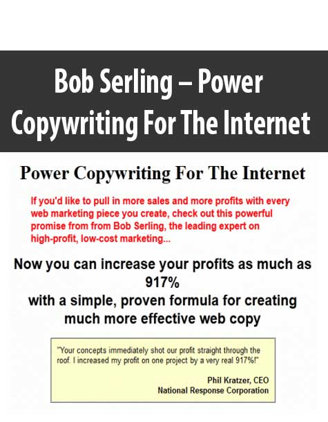 Bob Serling – Power Copywriting For The Internet