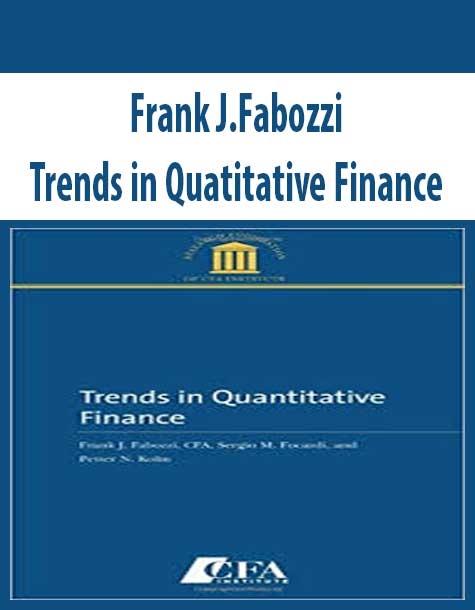 Frank J.Fabozzi – Trends in Quatitative Finance