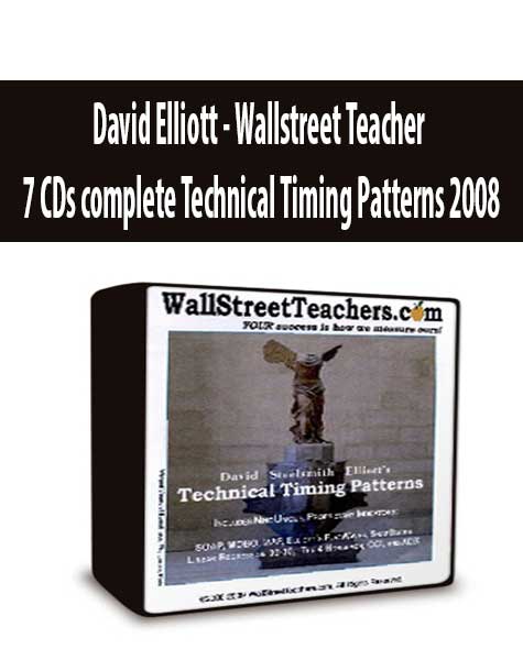 David Elliott - Wallstreet Teacher 7 CDs complete Technical Timing Patterns 2008