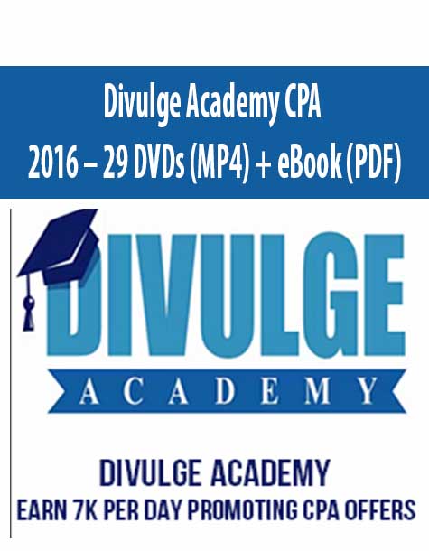 Divulge Academy CPA 2016 – 29 DVDs (MP4) + eBook (PDF)