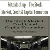 Fritz Machlup – The Stock Market