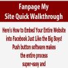 Fanpage My Site Quick Walkthrough