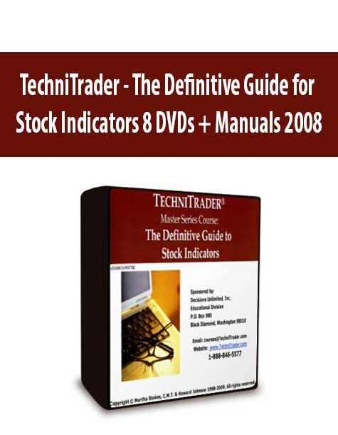 TechniTrader - The Definitive Guide for Stock Indicators 8 DVDs + Manuals 2008