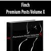 Finch – Premium Posts Volume X