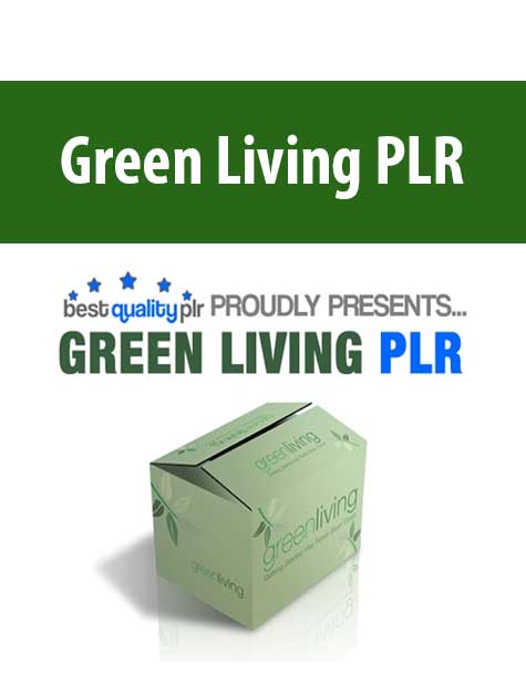 Green Living PLR