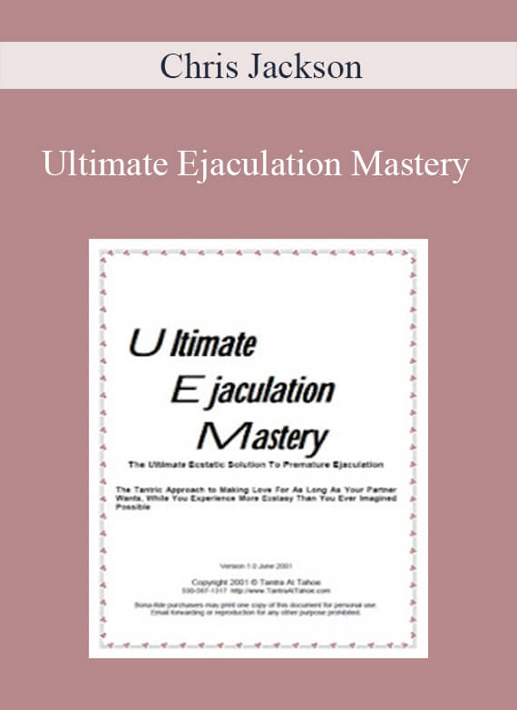 Chris Jackson - Ultimate Ejaculation Mastery