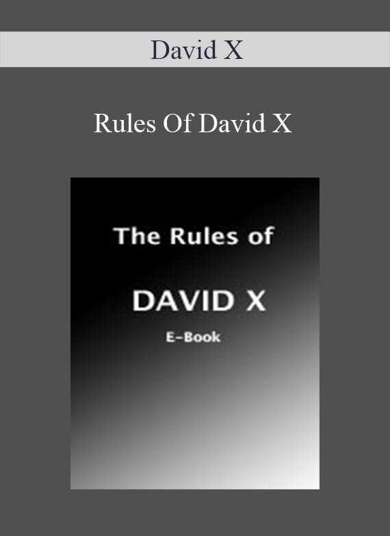 David X - Rules Of David X