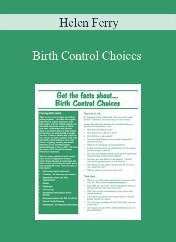 Helen Ferry - Birth Control Choices