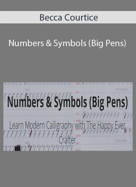 Becca Courtice - Numbers & Symbols (Big Pens)