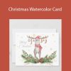 Jennifer Hansen - Christmas Watercolor Card