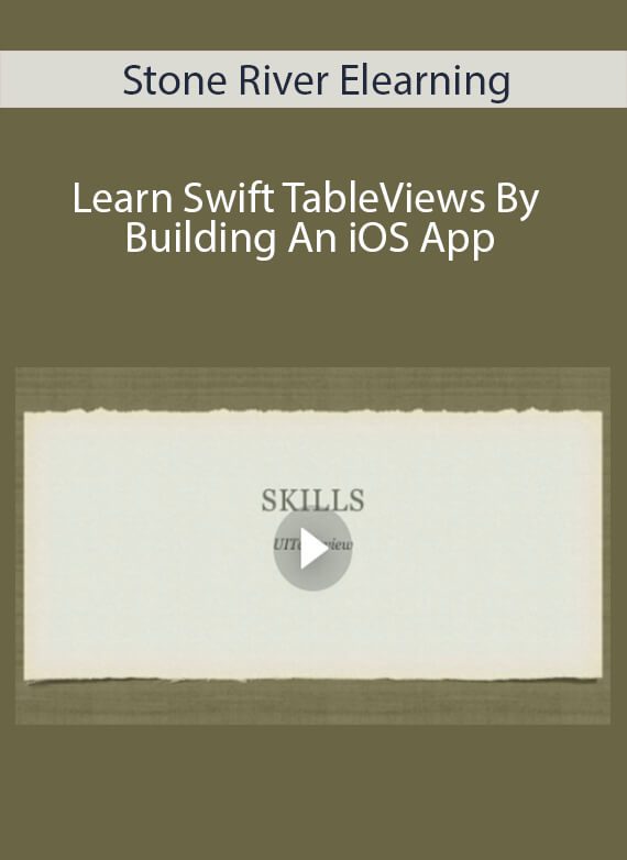 Stone River Elearning - Learn Swift TableViews By Building An iOS App